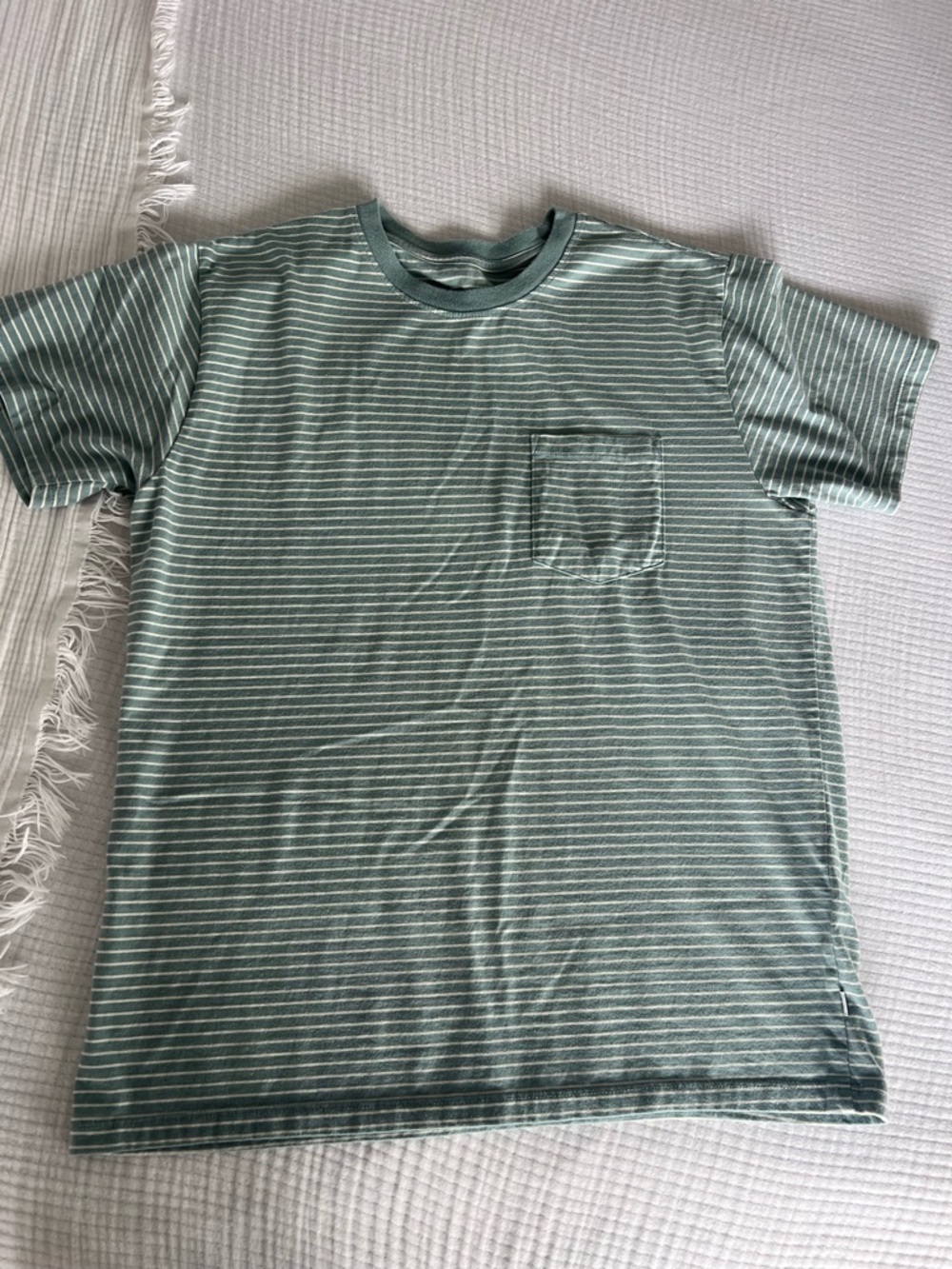 Katin Striped Pocket Tee - blue & white